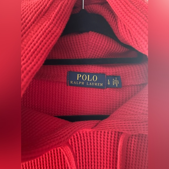 Polo Ralph Lauren • Waffle-Knit Cotton Hoodie - Picture 5 of 5